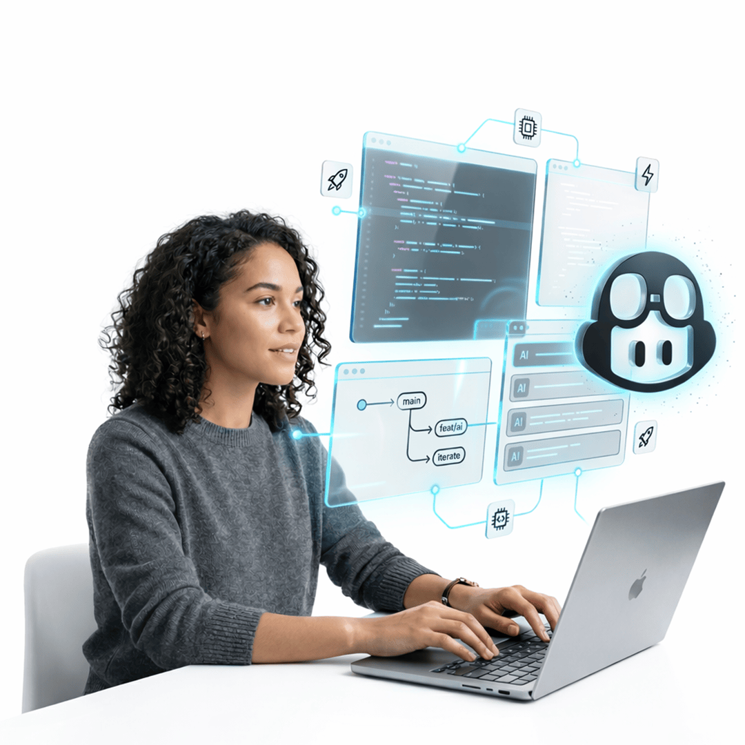 AI-powered coding with GitHub Copilot helping programmers write clean code faster and smarter